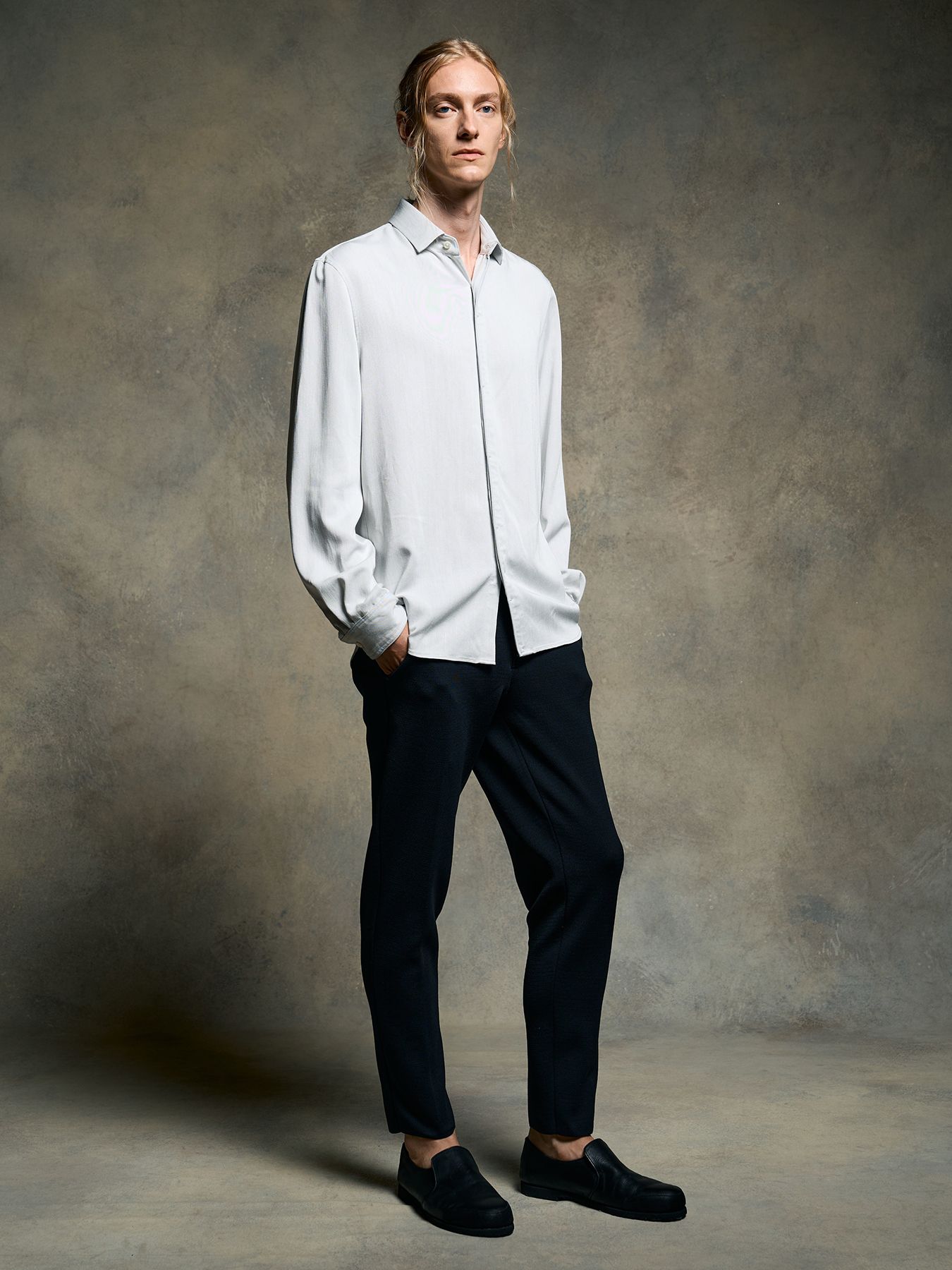 【予約品 9月23日(火) 締切】function knit easy slacks (jacquard check) / ファンクションニットイージースラックス (ジャガードチェック) / ブラックチェック
