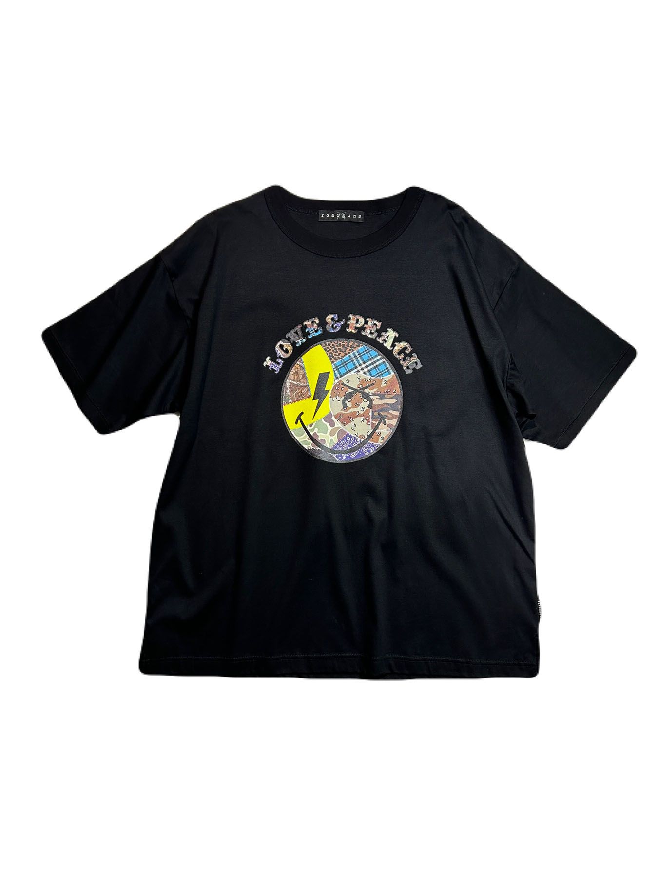 【予約品  】PATCH SMILE S/S T / パッチスマイル Tシャツ / ブラック