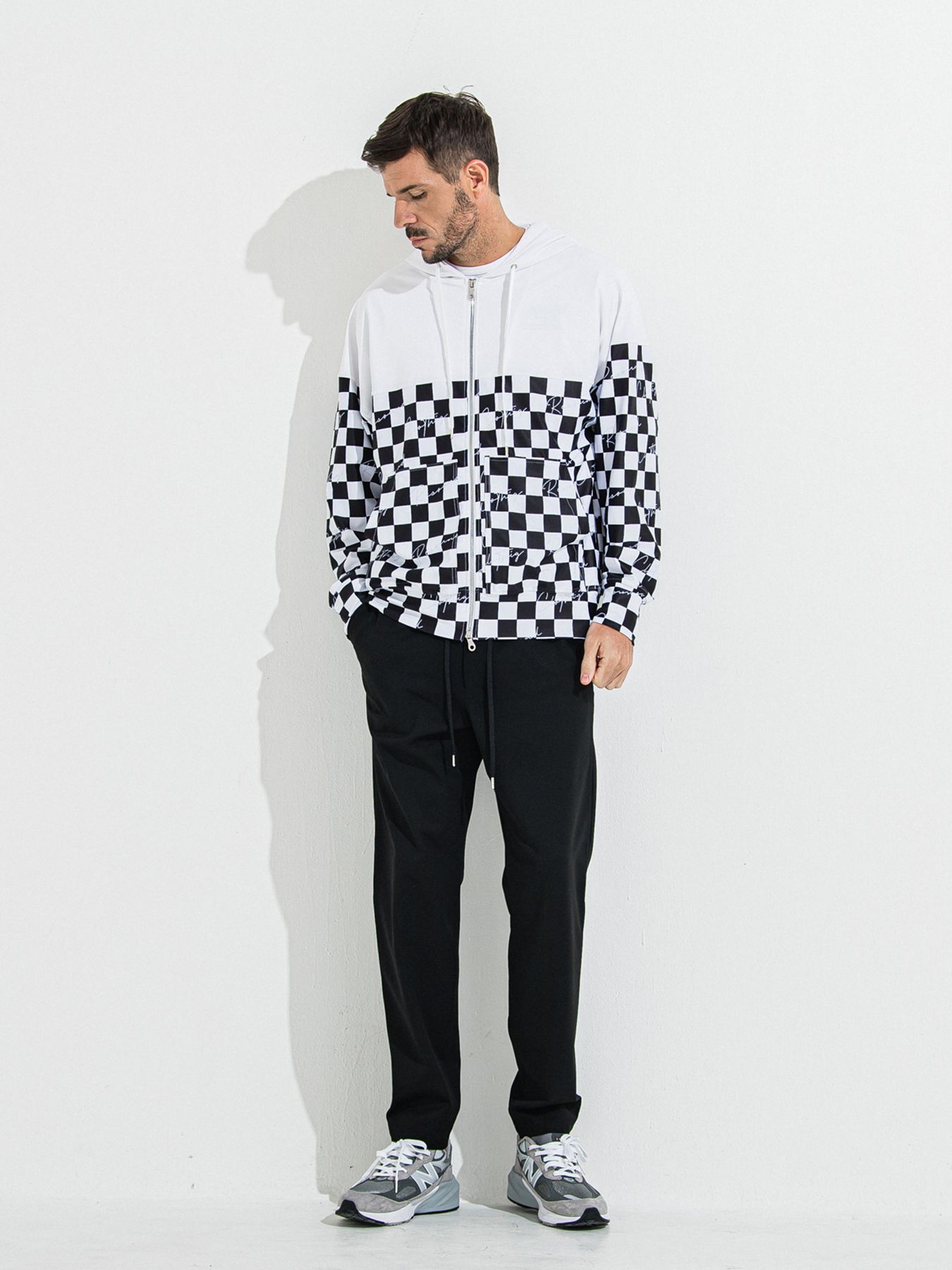 【予約品 】PAT WIDE EASY PANTS / パットワイドイージーパンツ / ブラック