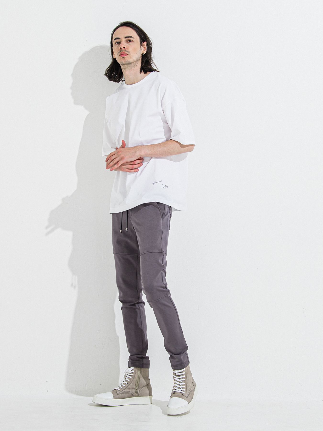 【予約品 】YOAKE PHOTO OVER TEE /  フォトオーバーサイズTシャツ / ホワイト