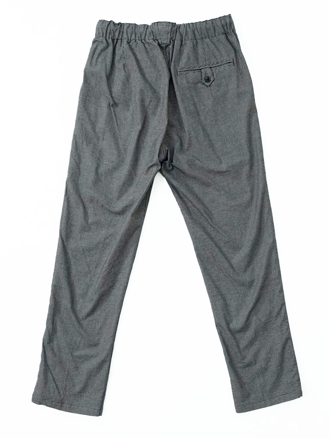 【予約品 6月2日(月) AM10時 締切】ZEUSSTRETCH / ワイドトラウザーズ / 千鳥グレー