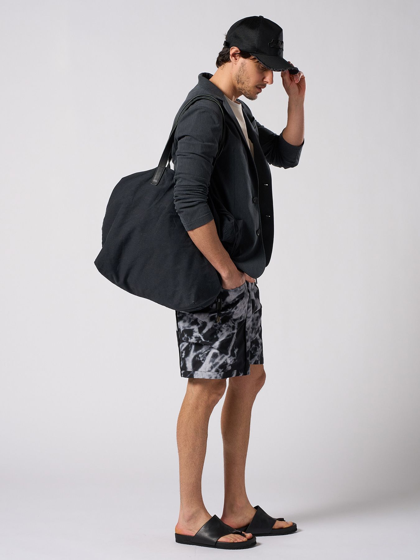 【予約品 1月25日(日) 締切】teck shorts / テックショーツ / モノプリント