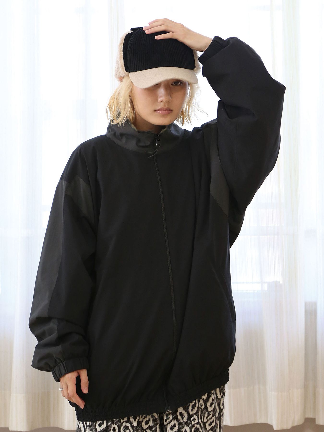 MICHELLE-BOA CAP / BLACK【QUOLT】