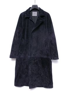 【予約品 4月6日(月) 締切】Japanese Calf Suede Biker Long Coat / カーフスエード バイカー ロングコート / ROY