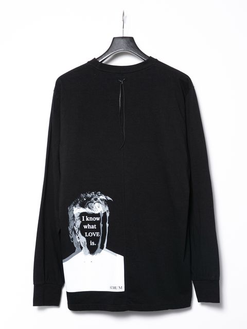 Natural Soft Cotton Plain Stitches Rib Crew Neck T-shirt / 30/-ナチュラルソフト天竺 クルーネック リブ ロングスリーブ Tシャツ / ブラック