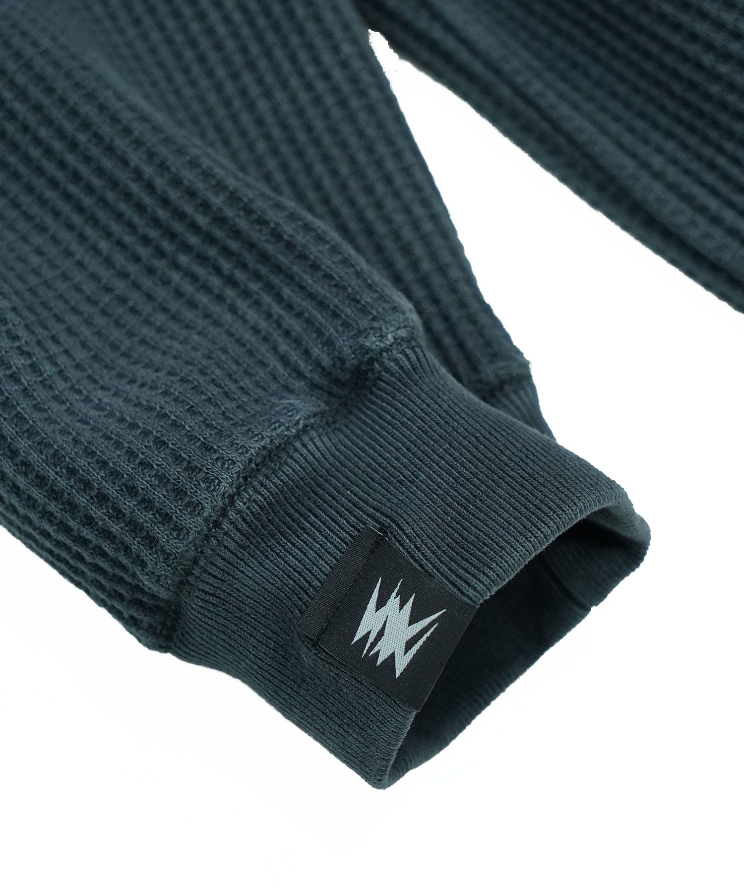 【予約品10月20日(日）締め】 WARBBLE / ヘビーオンスワッフル生地パーカー / ブラック