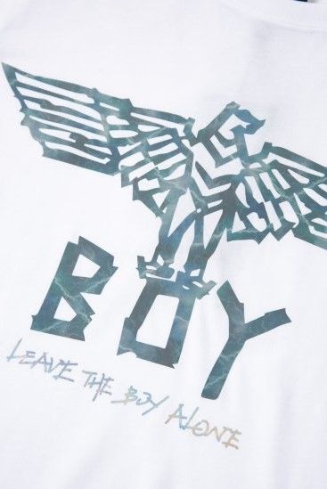 METALIC EAGLE T-SHIRTS / White 【BOY LONDON】