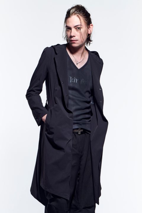 《予約品》 HoodieFlareJacket ジャケット WaterPloofStretch / Black 【kiryuyrik】 5月入荷予定