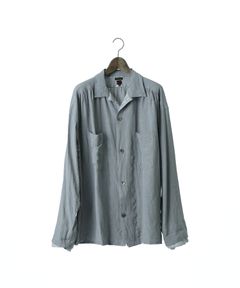 【予約10月20日(日）締め品】 ALBA / ギャザーシャツ / グレー03