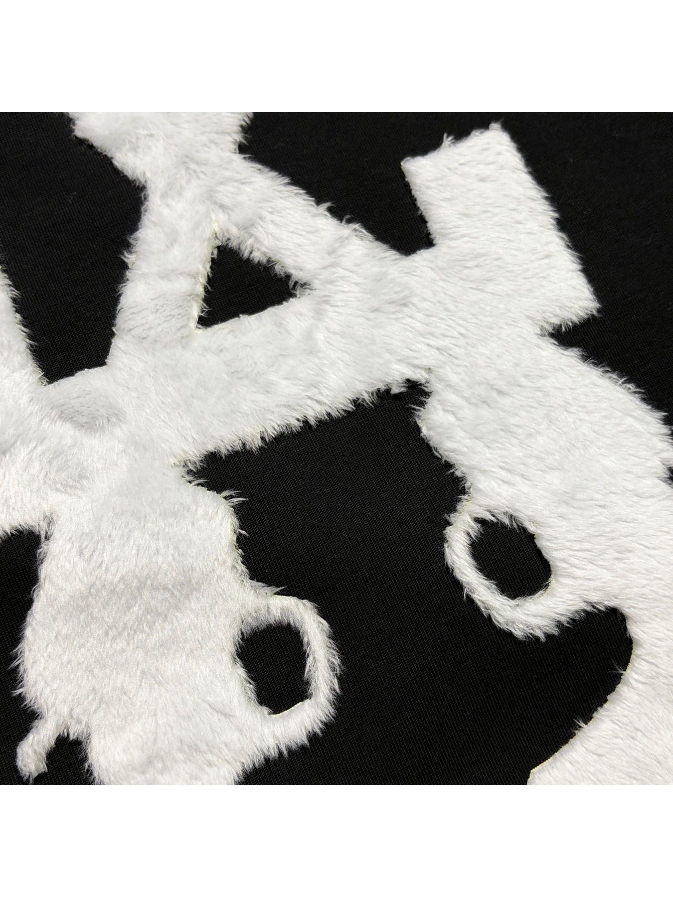 【予約品 3月9日(月) 18:00 締切】LA FUR PRINT L/S T / LA ファープリント ロンT / ホワイト×ホワイト