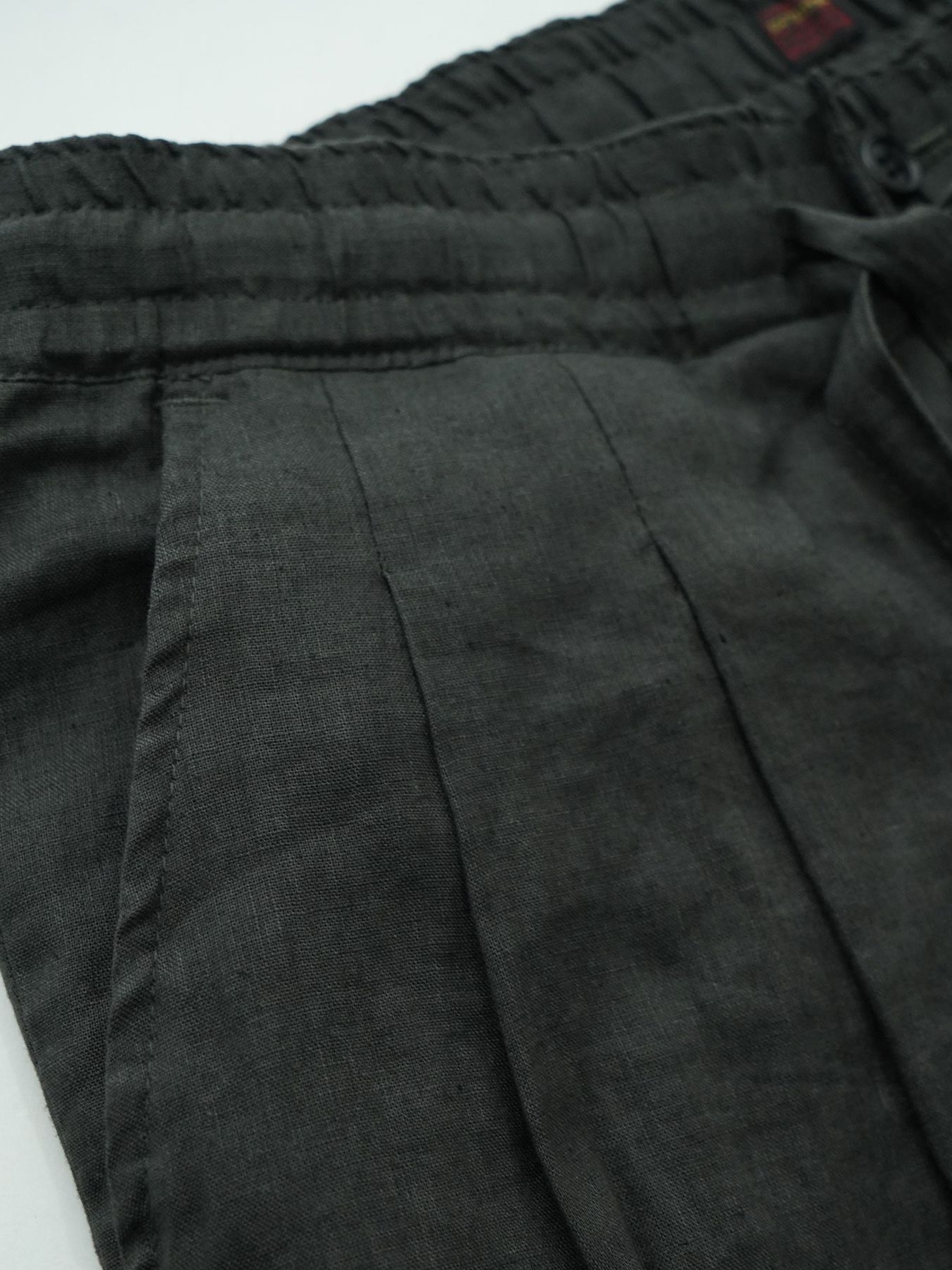 【予約品 11月23日(日) 締切】LINENTROUSERS / リネン2タックスラックス / CHARCOAL
