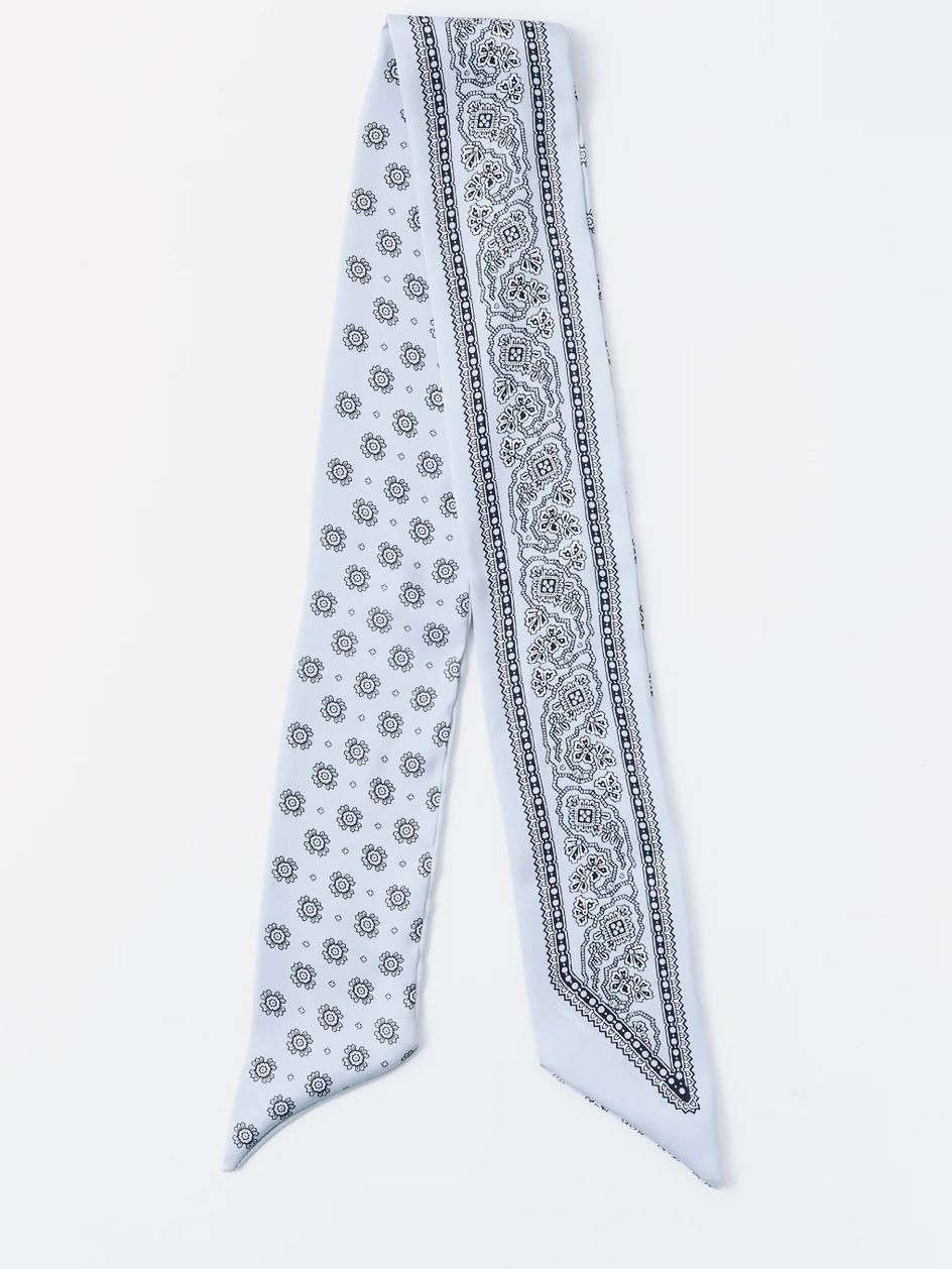 BOW SCARF ライトグレー【71MICHAELミッシェル】