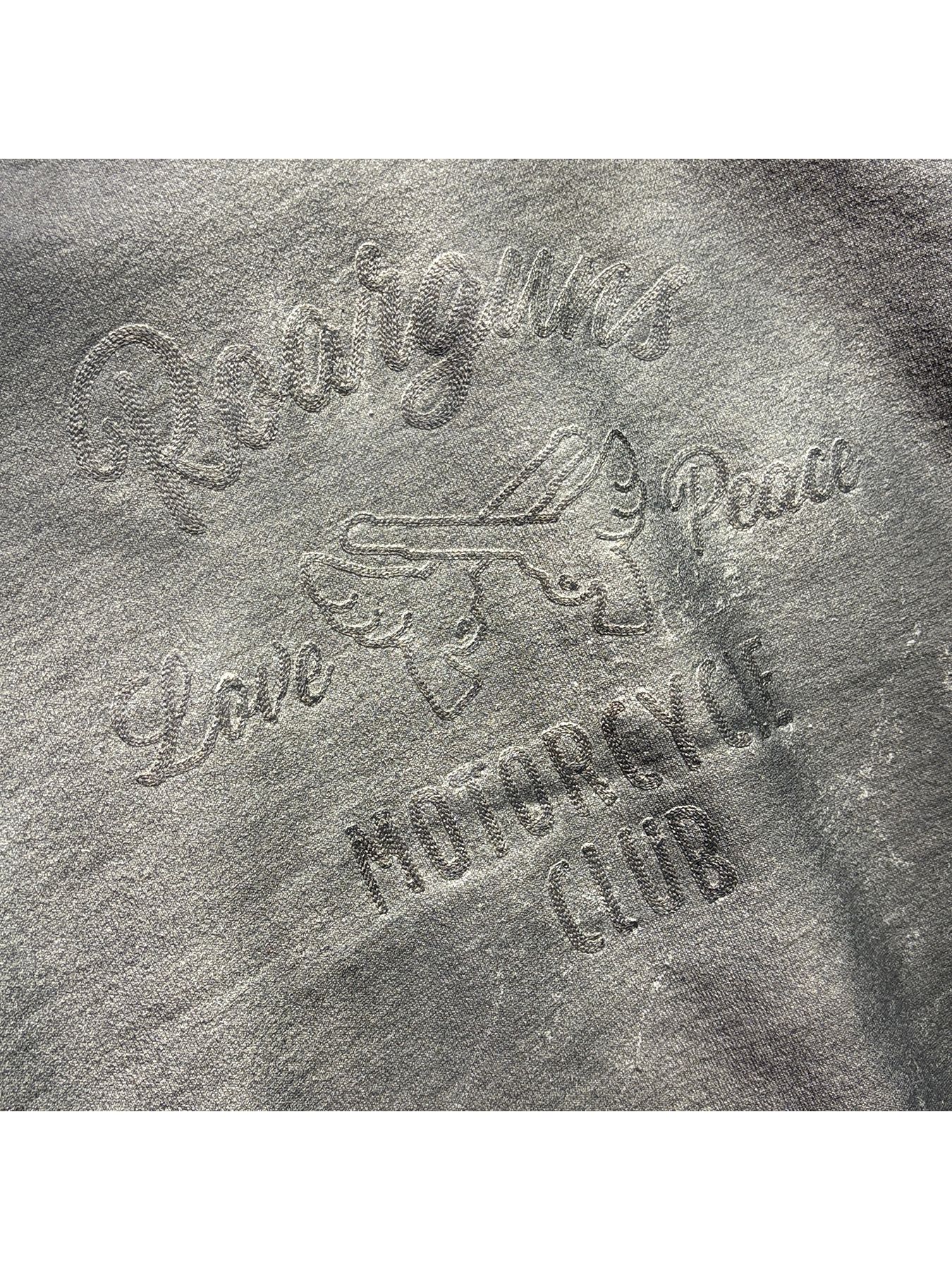 【予約品 3月9日(月) 18:00 締切】FOIL PRINT HOODIE / 箔プリント フーディ  / グレー