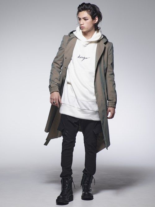 《予約品》 SaruelCargoPants / コーティングブラックカーゴパンツ / ブラック 【kiryuyrik】 10月以降入荷予定