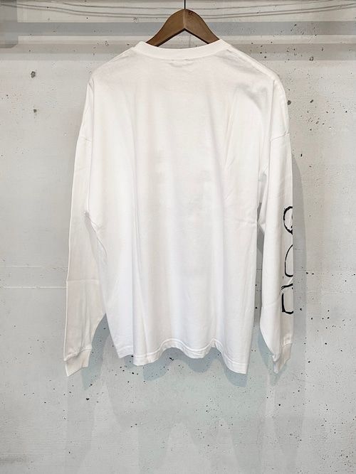 《受注生産2026年2月8日18時締め》GODSIZE CLOCK 長袖 RELAXED FIT TEE [WHITE]