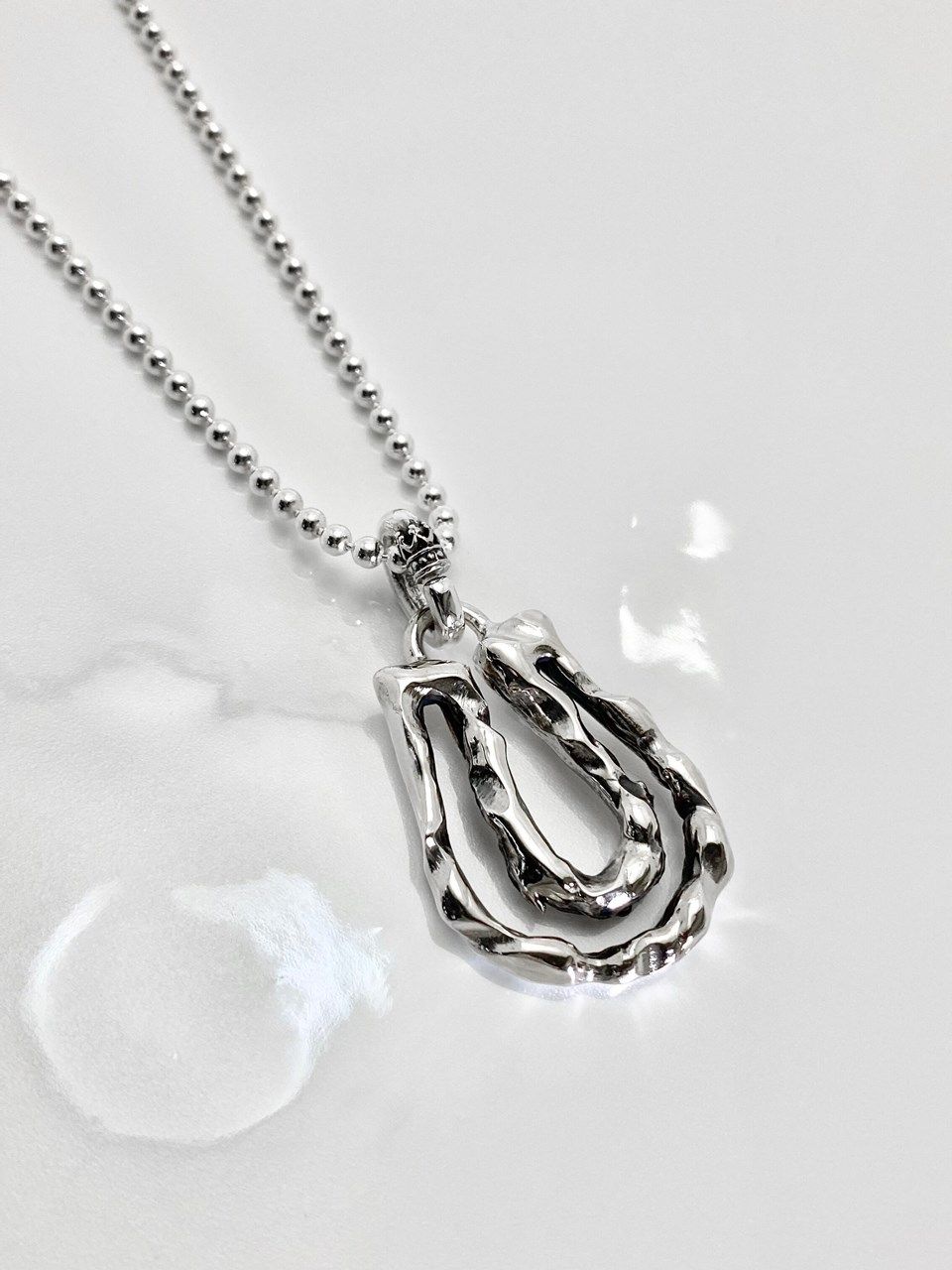 《受注生産》 OPEN HORSESHOE PENDANT LARGE / オープンホースシューペンダント・ラージ 【注文から2-3週間後入荷予定】