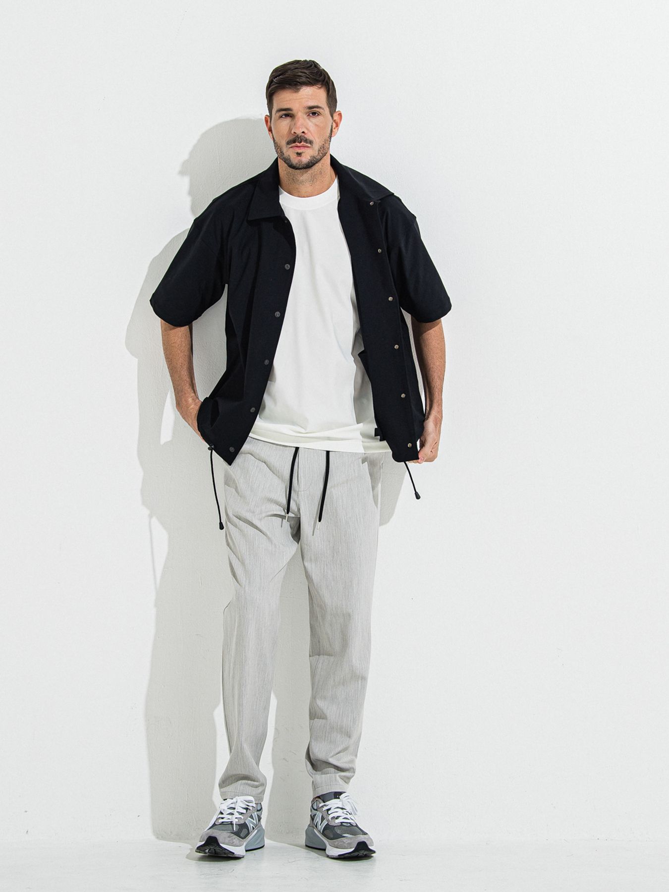 【予約品 】DAVID NYLON CARGO PANTS / デヴィッドナイロンカーゴパンツ / グレー