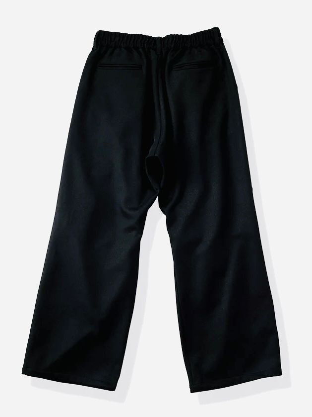 ツータックイージーパラシュートトラウザーズ ブラック【NOID.】