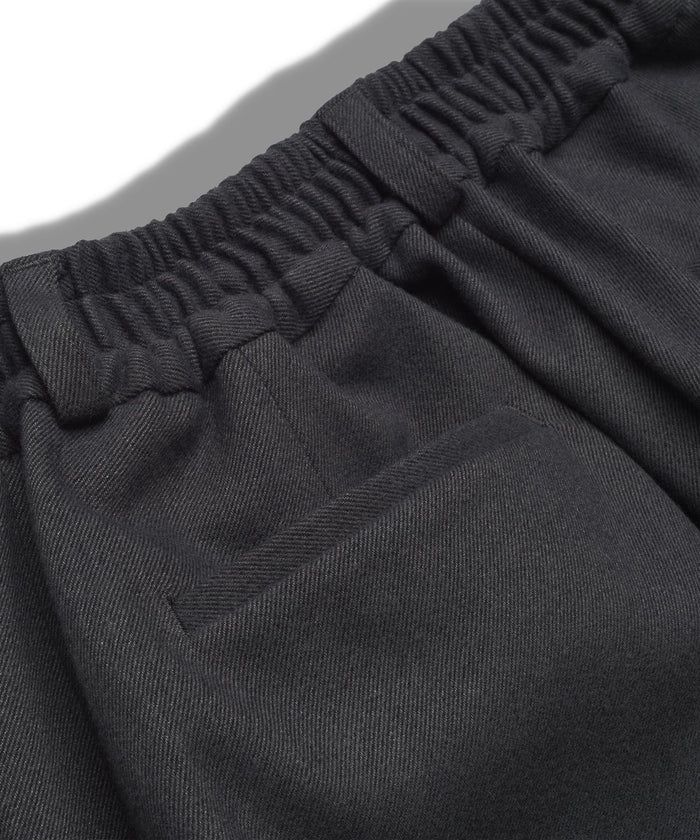 クロスタックワイドトラウザーズ グレー【NOID.】