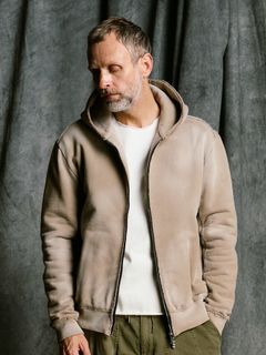【予約品 4月19日(日) 18時締切】fade zip-up hoodie / フェード ジップアップ フーディー / フェードベージュ