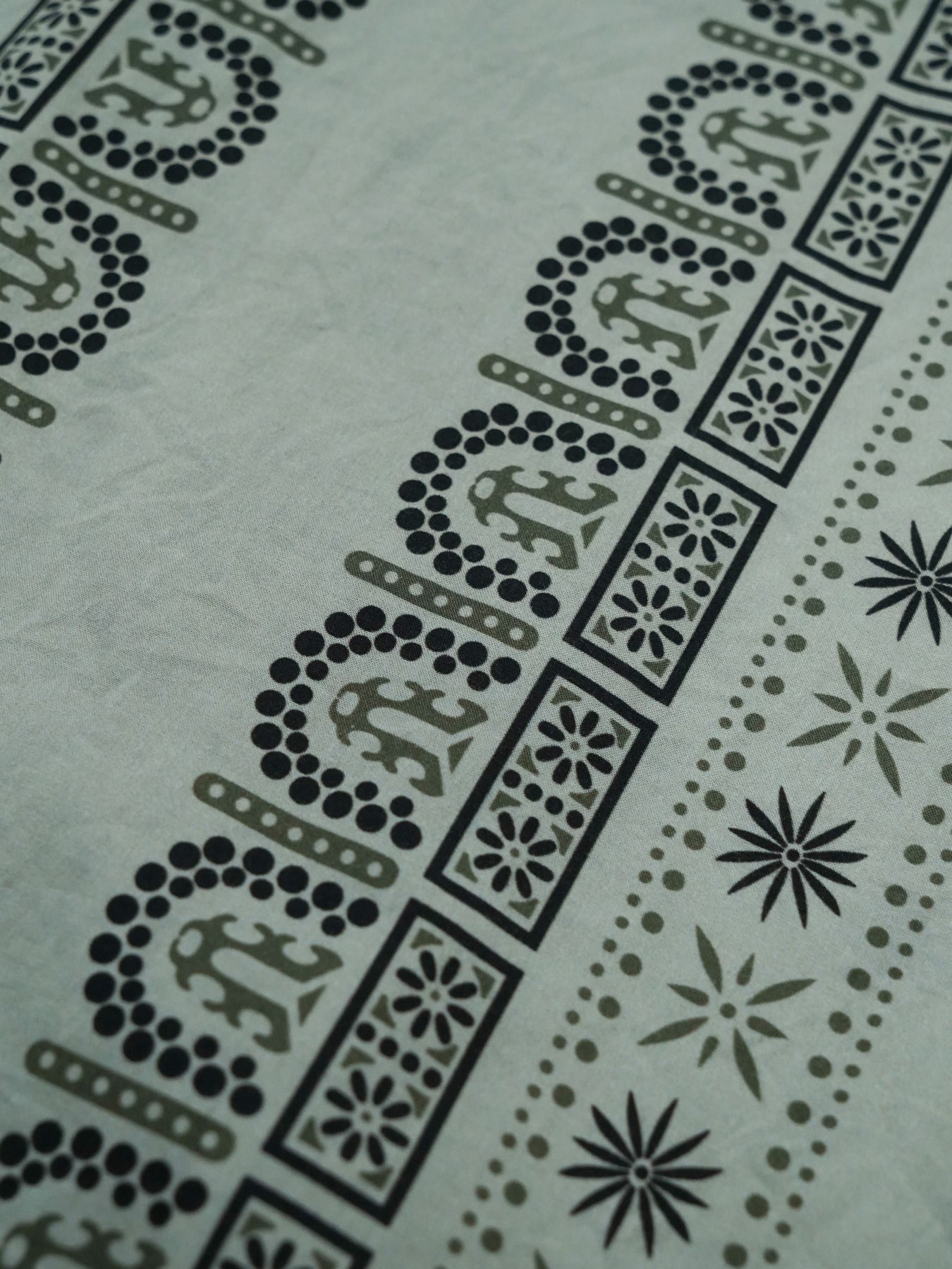 【予約品 2月1日(日) 締切】VINTAGEBANDANA SHIRTS / ヴインテージバンダナ柄 長袖シャツ / アイボリー