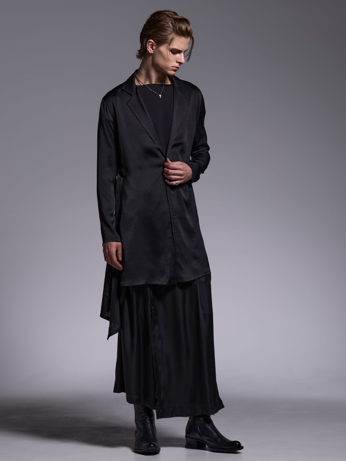 Flare Shirts Jacket / フレアシャツジャケット / ブラック