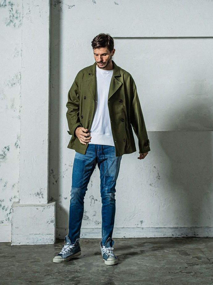 《予約11月17日19時締め》 MICK DENIM JERSEY / ジャージパンツ / インディゴリメイク