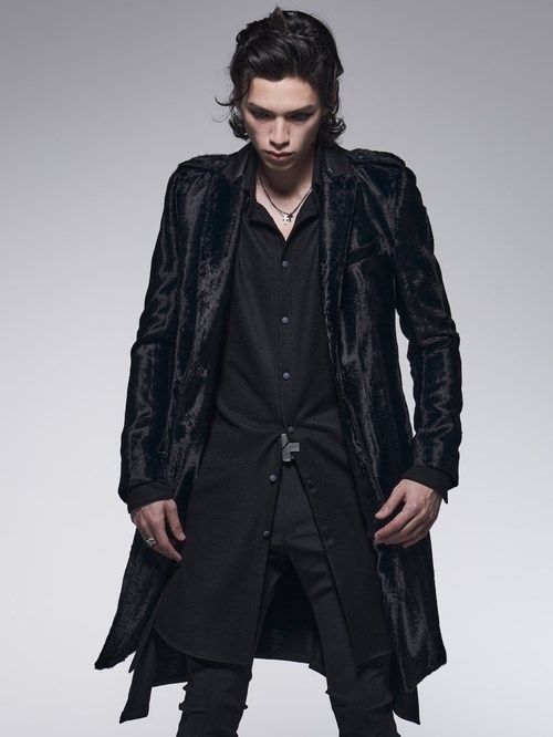 《予約品》 LongPeackedJacket / ロングジャケット / ブラック 【kiryuyrik】 10月以降入荷予定