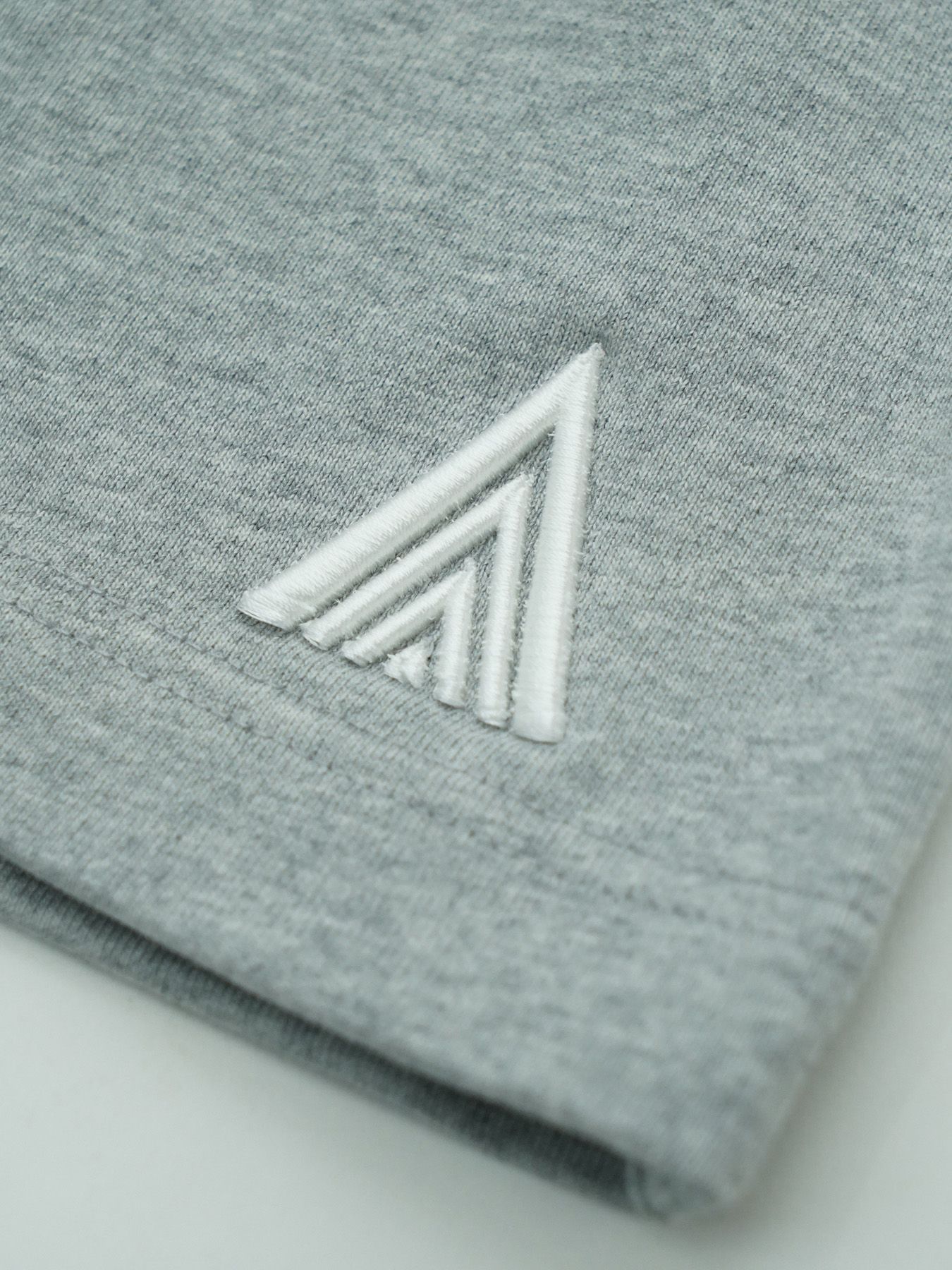 【予約品 2月1日(日) 締切】HEAVYJERSEY SHORTS spiky / イージーショーツ / 杢グレー×ホワイト