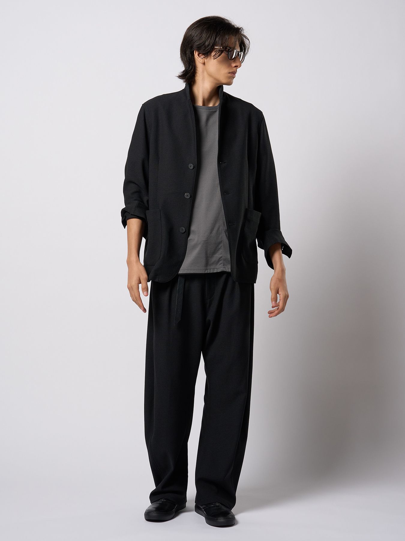 【予約品 9月23日(火) 締切】front zip bootie / フロントジップ ブーティー / ブラック