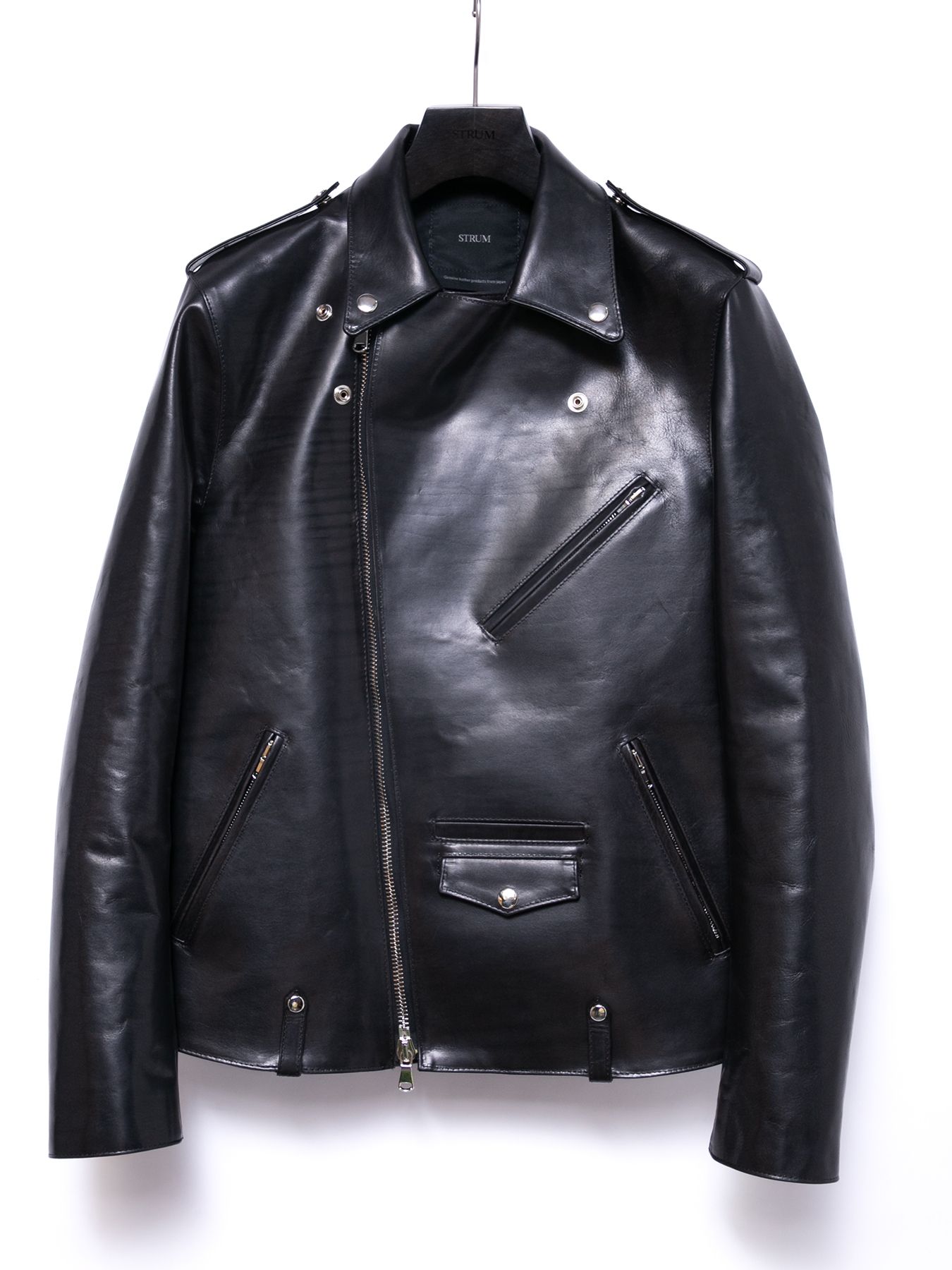 【予約品 4月6日(月) 締切】Full Vegetable Tanned Italian Double Shoulder Steer Hide Double Riders / フルベジタブルタンニン鞣し イタリアン ダブルショルダー ダブルライダース / JOEY