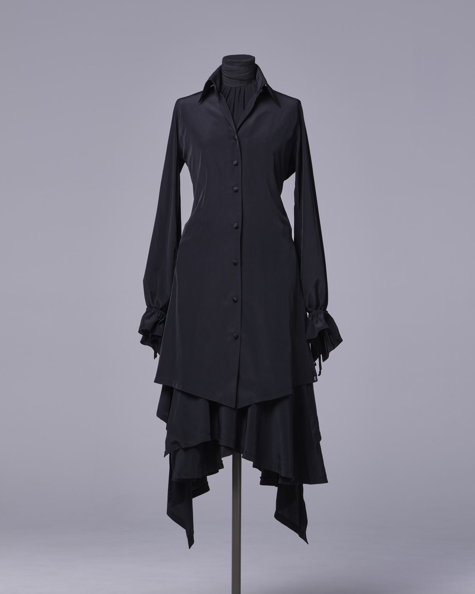 《予約品11月4日 》 WrapFrillSkirt / フリルスカート / ブラック