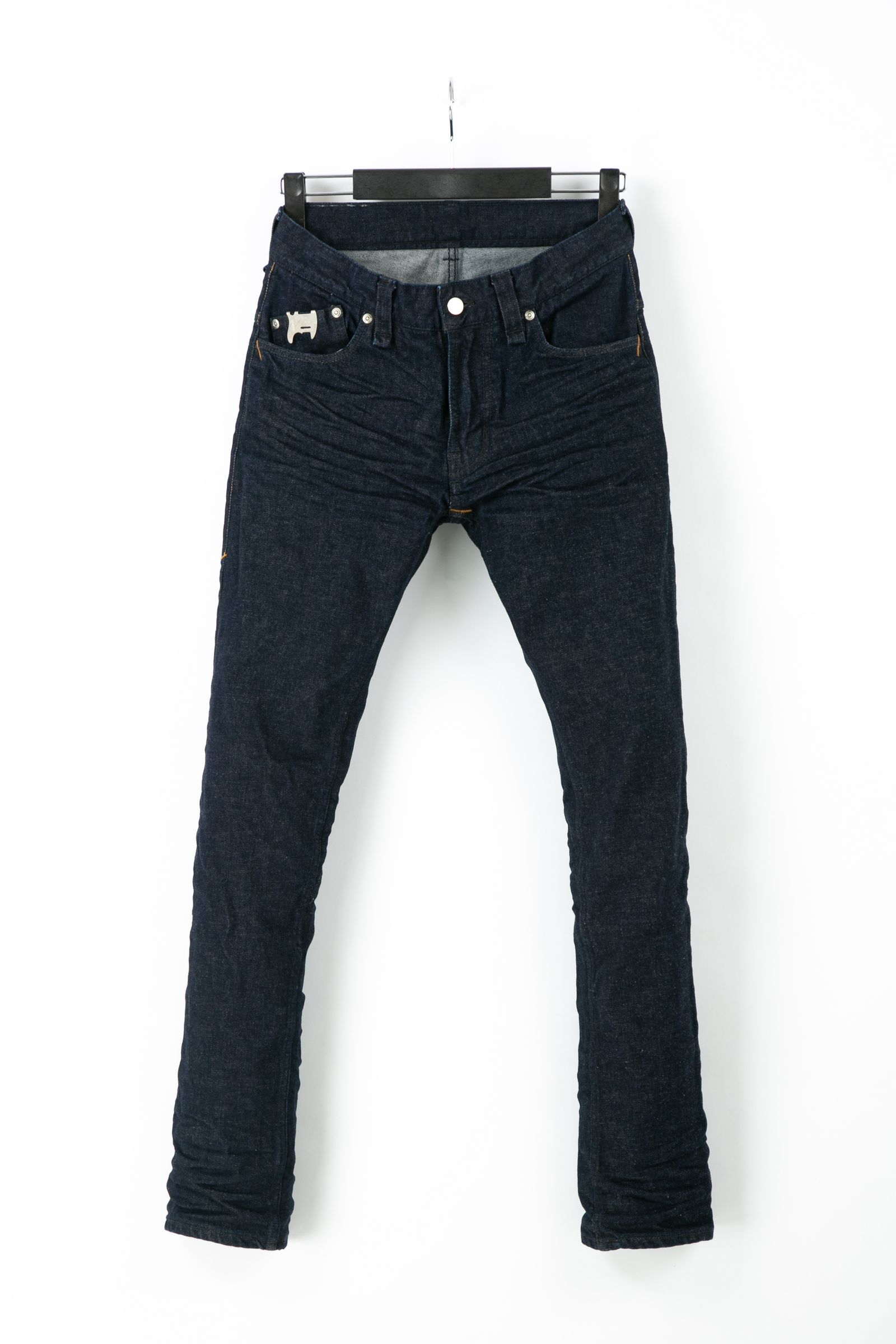 TIGHT JOE 12.5ozOrganic Cotton Stretch Denim TightStraight Jeans/インディゴ【STRUM】