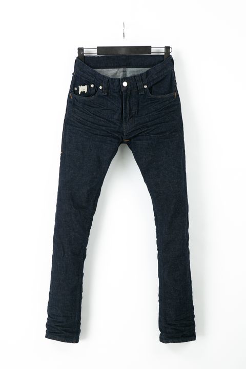 TIGHT JOE 12.5ozOrganic Cotton Stretch Denim TightStraight Jeans/インディゴ【STRUM】