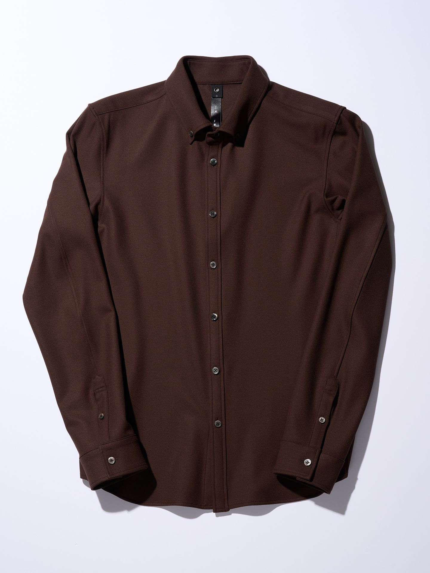 【予約品】 B.D shirt(cosmical warm) / ボタンダウンシャツ / チョコ