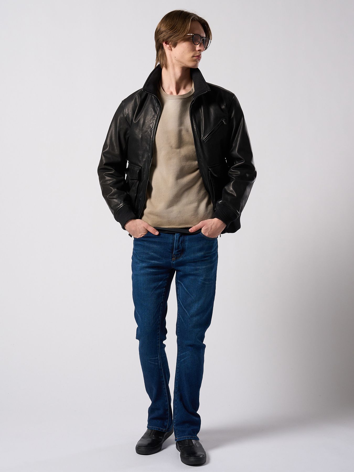 【予約品 4月19日(日) 18時締切】fade cut-off sweatshirt / フェード カットオフ スウェットシャツ / フェードベージュ