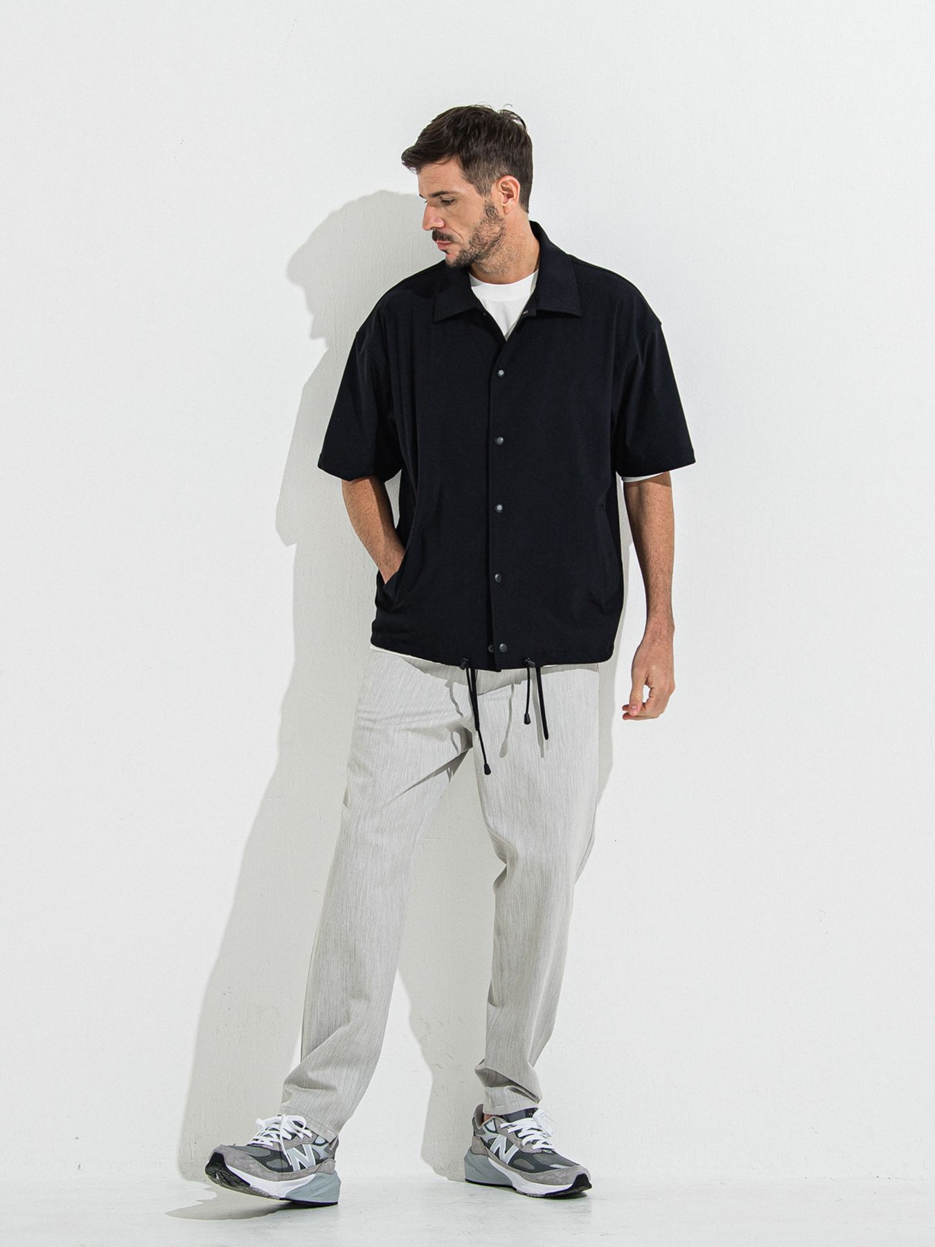 【予約品 】DAVID NYLON CARGO PANTS / デヴィッドナイロンカーゴパンツ / グレー