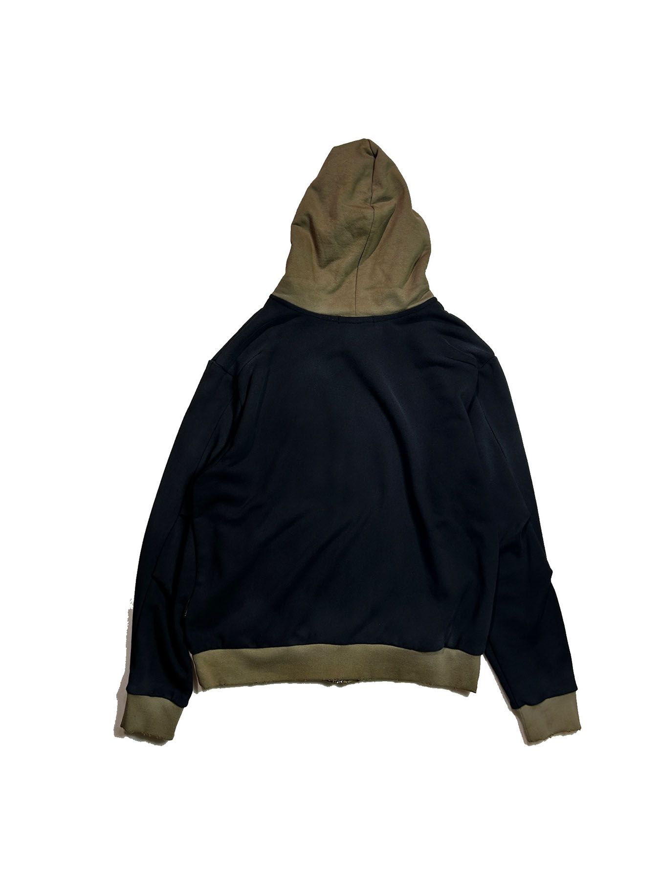 【予約品 8月10日(日) 締切 】SPRAY PRINT HOODIE / スプレープリント フーディー / ブラック×カーキ