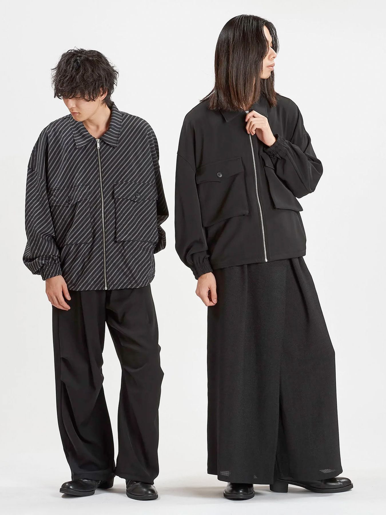 WポケットZIP-BLZ / ブラック【NO ID.】