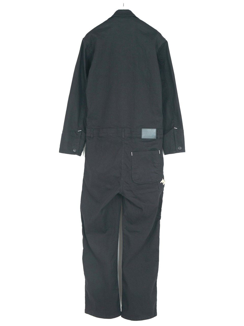 10oz Organic Cotton Stretch Denim Engineer Coverall / 10oz オーガニックコットン ストレッチデニム エンジニア カバーオール / Over Drive / ブラック