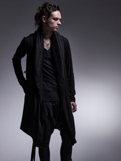 【予約品 7月13日(日) 締切】Wrap Cardigan / ラップカーディガン / ブラック