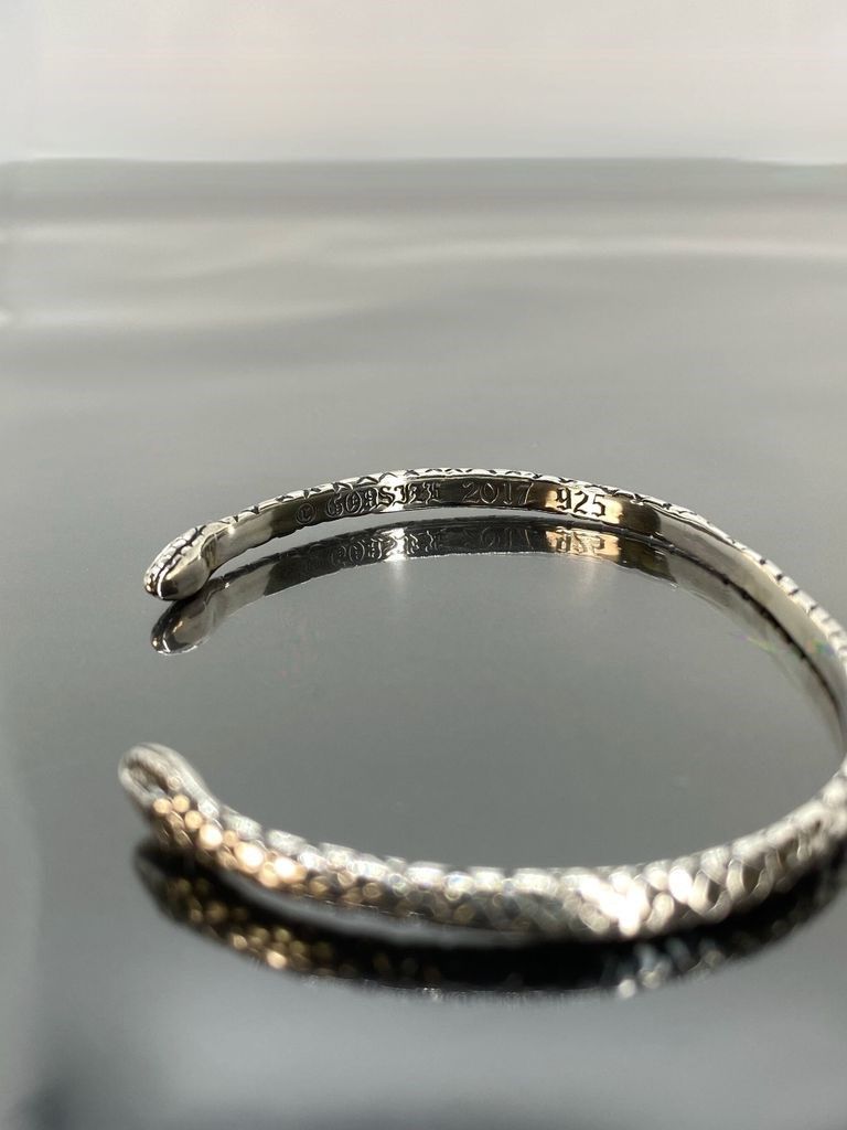 《受注生産》 TWO HEADED SNAKE BANGLE BRACELET バングル / 注文から3～4週間後入荷予定