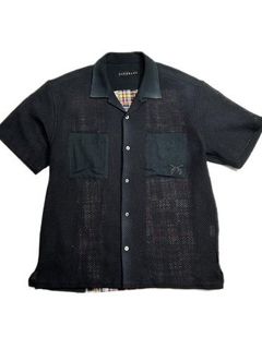 《予約品8月31日 23時55分締め》 BACK CHECK SH A / チェックシャツ / ブラック 【roarguns 】 2024年3月入荷予定