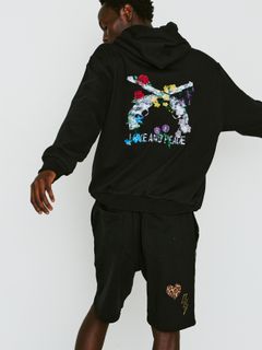 【予約品 8月10日(日) 締切 】FLOWER GUN HOODIE / フラワーガン フーディー / ブラック