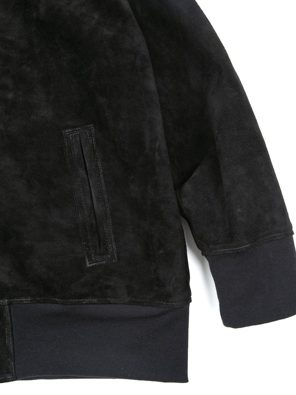 《予約品》 Suede Horse hide Blouson  CRANK / ホーススエード ブルゾン / ブラック 【STRUM】9月以降入荷予定