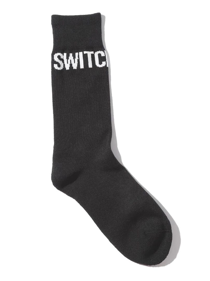 CLASSIC CREW SOCKS / BLACKソックスブラック 【SWITCH BLADE】