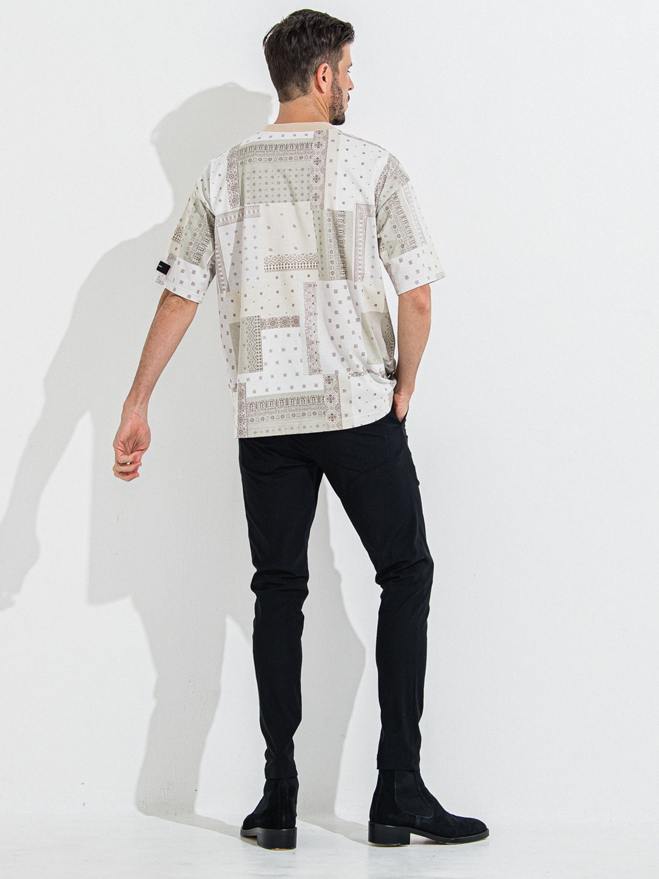 【予約品 】CHRIS EASY TUCK PANTS / クリスイージータックパンツ / ブラック