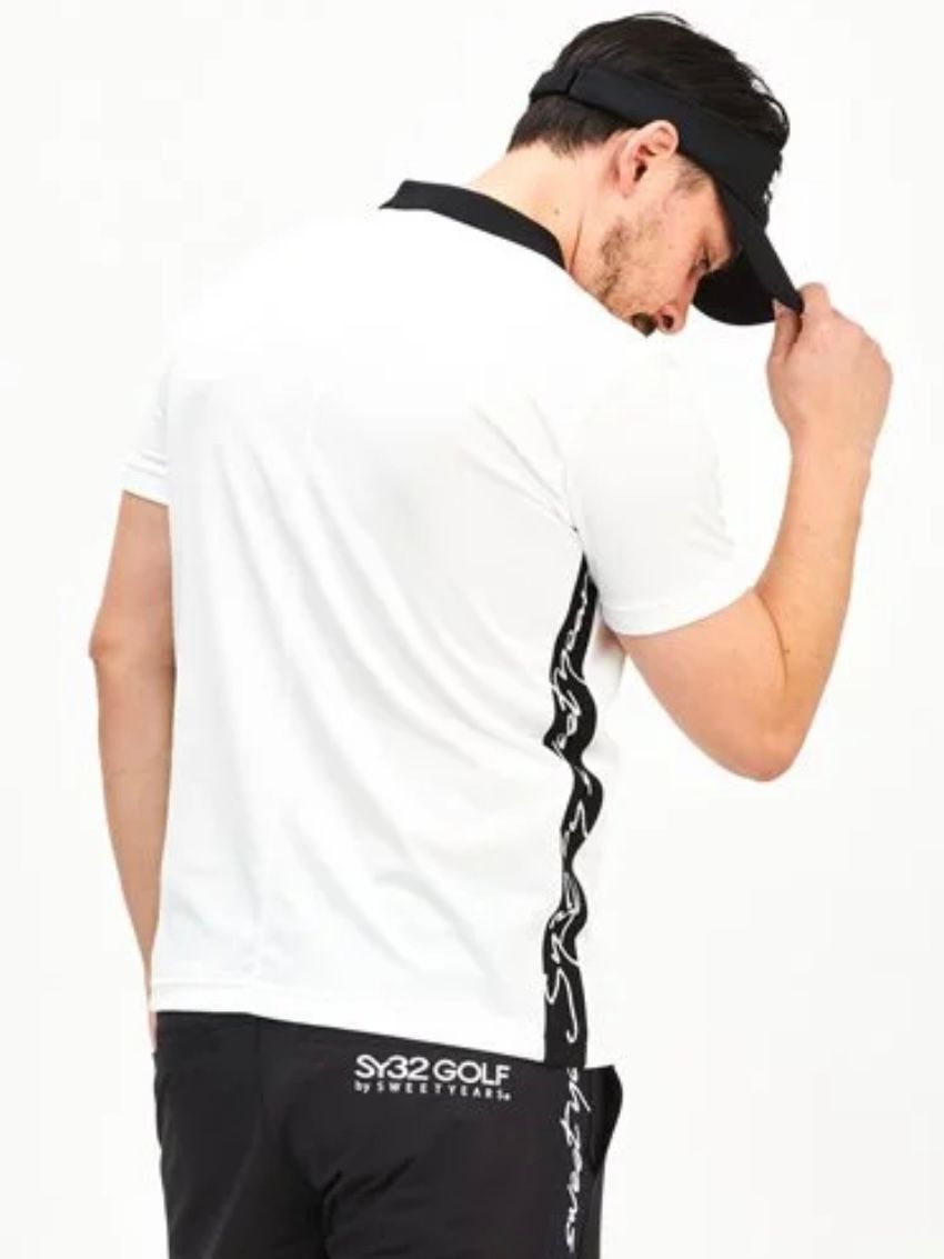 SY32 by SWEET YEARS GOLF - SIDE LINE COOL POLOポロシャツ