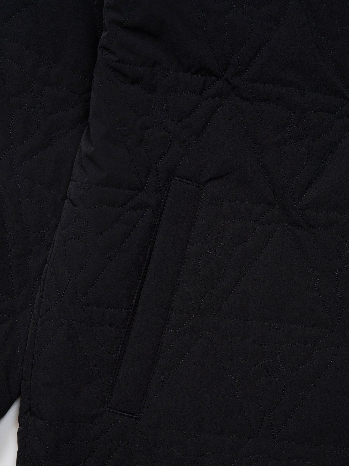 BOY"EAGLE" QLITING JAKET / イーグルキルティングジャケット / ブラック