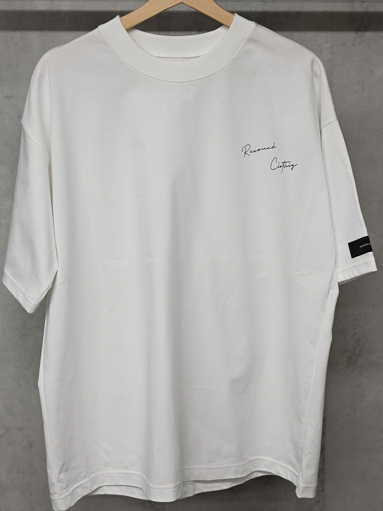 《予約11月17日19時締め》 BACK Photo OVER  TEE / オーバーTシャツ / ホワイト
